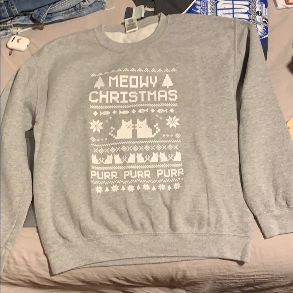cat christmas sweater